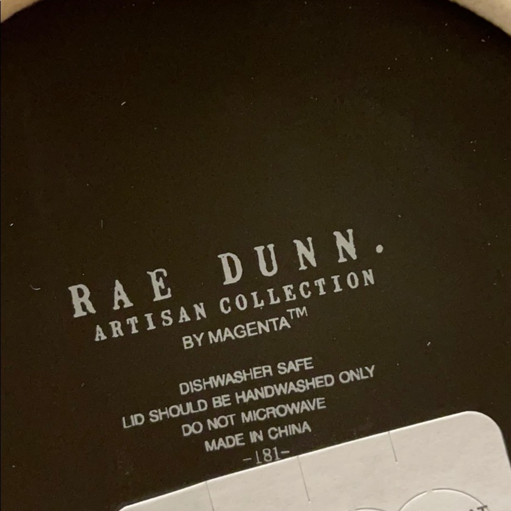 Black sugar canister flat lid Rae Dunn - Picture 4 of 6
